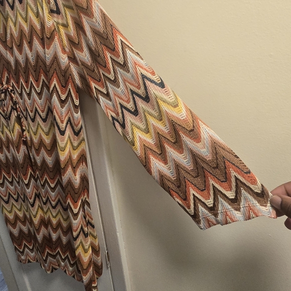 Kasper Knit  Front Tie Cardigan Size XL NWT - Picture 6 of 12